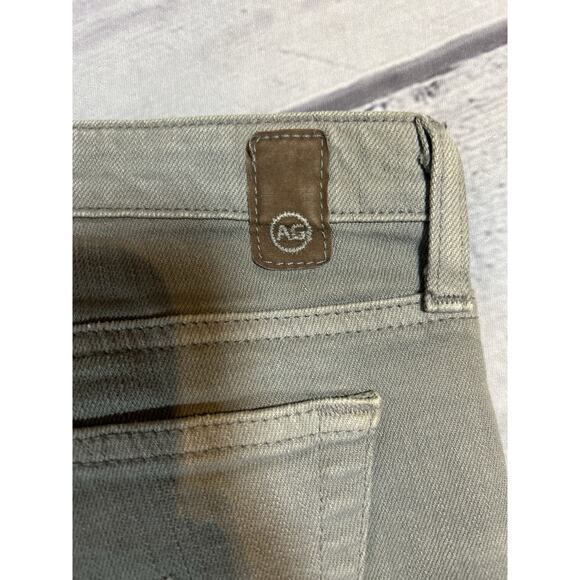 AG Adriano Goldschmied Light Gray Crop Jeans Size 29 Low Rise Slim Fit - Picture 5 of 7